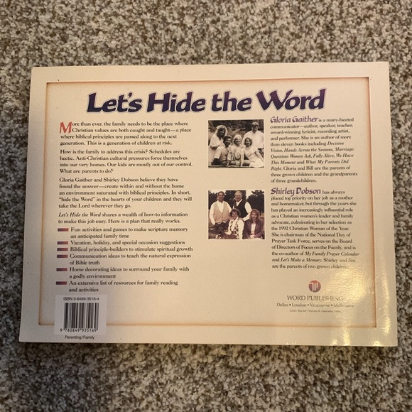 Gaither and Dobson “Let’s Hide the Word” - Picture 2 of 5